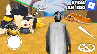 GRANNY STOLE THE ETERNAL EGG in STEAL AN EGG Roblox! 🐣 Game Definition hindi ROBLOX STEAL AN EGG.