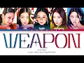 Download Lagu ITZY 'Weapon' Lyrics (있지 Weapon) (Color Coded Lyrics)