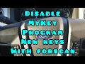 Ford MyKey and Key programming using forscan