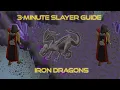 3 Minute Slayer Guide Iron Dragons OSRS