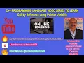 Function Call by Reference using pointer variable in C Program