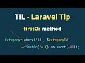 Laravel Tip - firstOr Method In The Query Builder