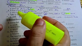 حل صفحة 122 123 126 130 كتاب المعاصر 2026 انجليزي الصف الثاني الاعدادى الوحدة الثالثة الدرسين 5 6 