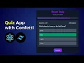 Build a Modern Quiz App in React with Tailwind CSS Step-by-Step Tutorial