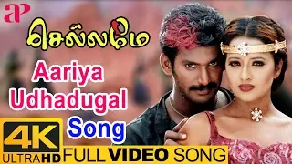 aariya udhadugal video song 4k chellame movie songs vishal reema sen ap international