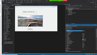 Visual Basic programming project include a label a picture box and a button