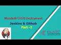 Mule 4 MuleSoft Tutorials CI CD Pipeline Deployment Using Jenkins Github Part - 2