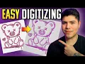 How to Digitize a SIMPLE Embroidery Design Step-by-Step for Beginners
