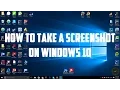 How to take a screenshot on windows 10