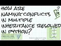 Multiple inheritance conflicts in Python Practice link Objects Games w Python Ch 7 2