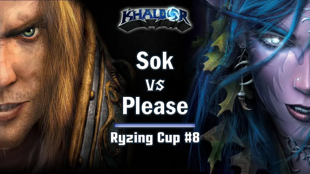 ► WarCraft 3 - SOK (HU) vs. Please (NE) - Ryzing Cup #8