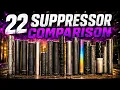 22 Suppressors comparison