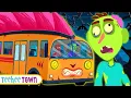 Download Lagu Wheels On The Bus Spooky Ride Song + Spooky Scary Skeleton Songs For Kids | Teehee Town