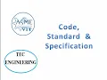 codes standards and specifications What is the difference between Code Standard Specification