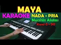 Download Lagu MAYA - Muchsin Alatas | KARAOKE NADA PRIA || LIRIK, HD