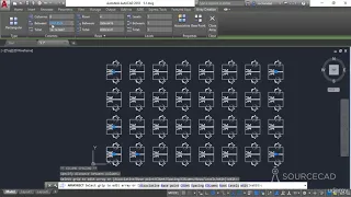 Autodesk Autocad - Rectangular Array