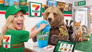 I Made 7-Eleven Snacks for Animals!