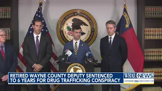 Retired Wayne County deputy sentenced to 6 years for drug trafficking conspiracy