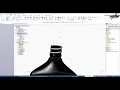 draw bottle cap with helix in solid edge Eng Ahmed Salah