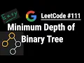 Minimum Depth of Binary Tree Python JavaScript Java C LeetCode