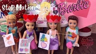 Barbie Valentines Day Classroom A Stop Motion Story Barbie Stop Motion 