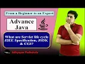 Lecture - 4 4 Servlet life cycle J2EE Specification JSDK CGI Complete Advance Java Tutorial