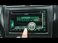 kenwood car stereo clock set