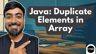 Java Program to Print Duplicate Elements in an Integer Array For Beginners