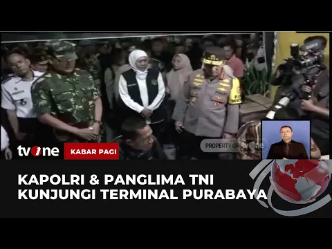 Kapolri & Panglima TNI Pantau Terminal Purabaya, Surabaya