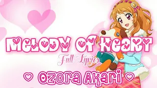 Download Aikatsu || Melody of Heart | Ozora Akari【Full Lyrics】 MP3