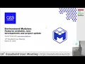 EUM 25 - Environment Modules features available next developments and project update