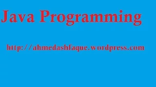 Learn Java programming in 5 days Part Java programming fundamentals