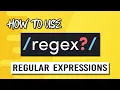 HOW TO USE REGEX LEARN REGULAR EXPRESSIONS REGEX TUTORIAL REGULAR EXPRESSIONS LEARN REGEX