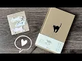 Midori MD Paper Kuroneko 2025 Diary Flipthrough