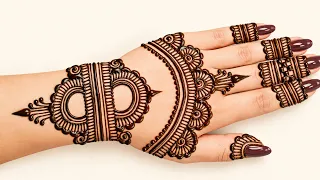 Karwa chauth mehndi design||stylish karwa chauth mehndi design||