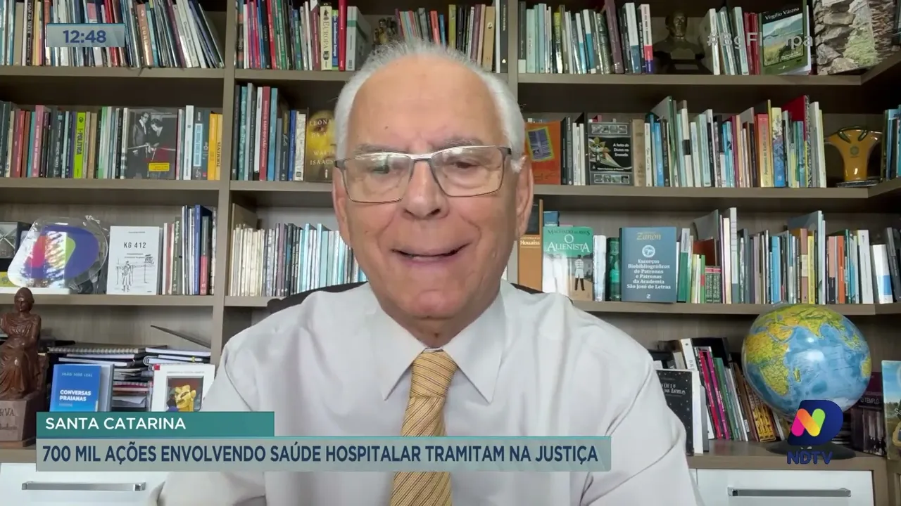 Moacir Pereira comenta sobre ações envolvendo saúde hospitalar que tramitam na justiça