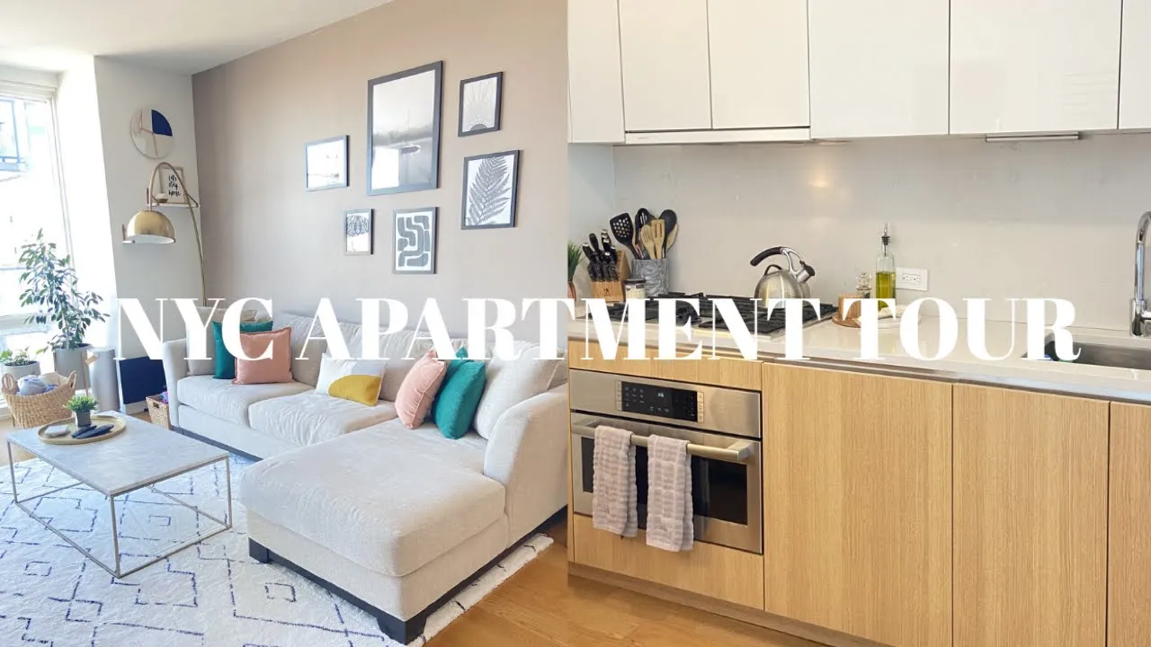 NYC Apartment Tour 2021 - 1 bedroom in Manhattan in a luxury building