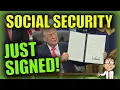 Download Lagu Trump Just Signed THIS for Social Security… No More Taxes?