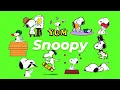 Animated Snoopy GIF Green Screen Pack Free Download