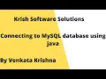 Selenium Beginner Tutorial 23 - DB Connection to MySQL database