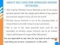 NS2 CODE FOR WIRELESS SENSOR NETWORK