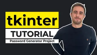 Tkinter Beginner Tutorial - Python Project to Creating a Password Generator UI in 4 MINUTES