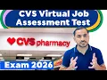 Pass CVS Virtual Job Tryout Assessment Test Answers 2026