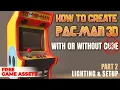Create Your Own Pacman Game In Unity - Lighting