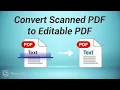 How to Convert Scanned PDF to Editable PDF Best OCR PDF to Word Converter