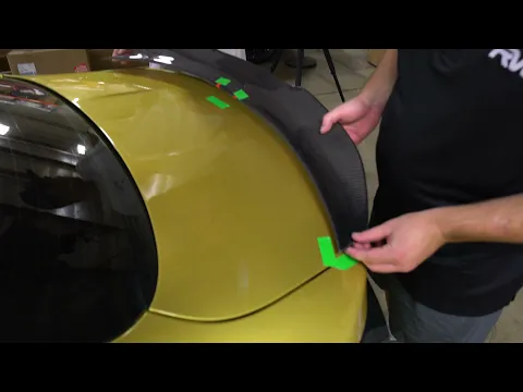 Download MP3 How to DIY install a Carbon Fiber Trunk Spoiler