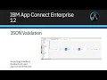 App Connect Enterprise 12 JSON Validation