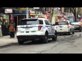NYPD SUPERVISORS UNIT ARRIVING FOR DUTY ON DAY 2 OF 7 ALARM 10-60 MAJOR BUILDING COLLAPSE FIRE