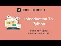 Python Tutorial Introduction to Python Workshop