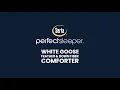 Serta Perfect Sleeper White Goose Feather and Down Fiber Comforter